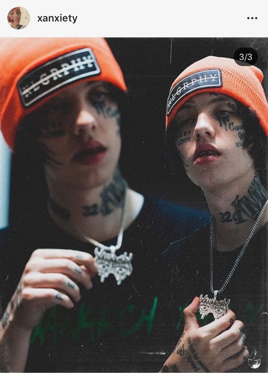 Xanarchy Lil Xan Face Official Pendant | .925 Silver