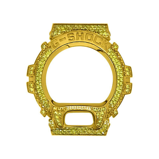 Yellow Stainless Steel Case Bezel for Casio G Shock DW6900